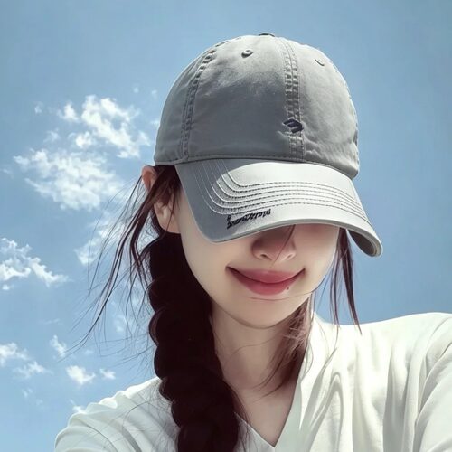 韩系情侣软顶简约棒球帽女显脸小