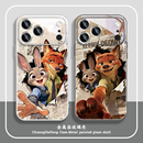 疯狂动物城2手机壳适用苹果17新款 iPhone15Pro朱迪尼克16Promax狐尼克14Plus情侣13卡通12动漫xsmax周边11air