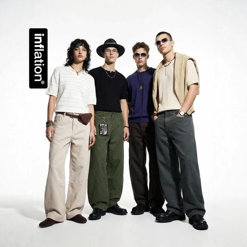 户外阿苏特染弯刀工装裤2026新品纯棉美式复古BoxyFit休闲裤潮牌