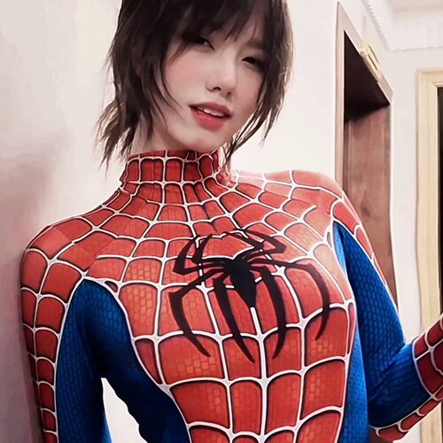 蜘蛛侠紧身衣女款衣服崭新之日
