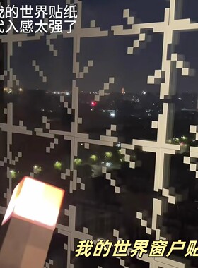 我的世界窗户贴纸mc玻璃静电贴