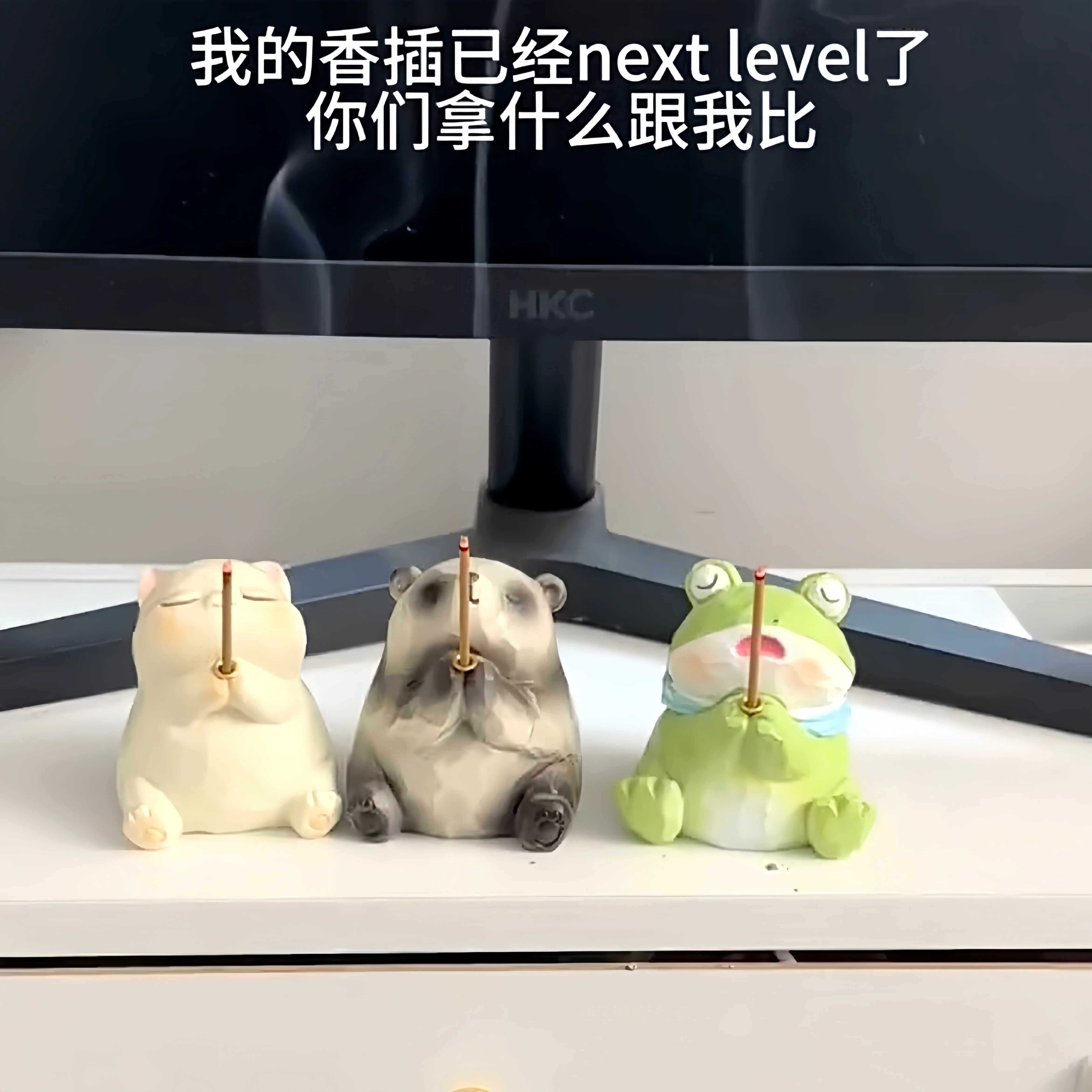 所求皆所愿青蛙香插可爱萌宠线香香座桌面茶宠摆件不落灰造景茶玩,家居饰品,香托/香盘/香座/香插,淘宝优惠券,粉丝福利购,淘宝优惠卷