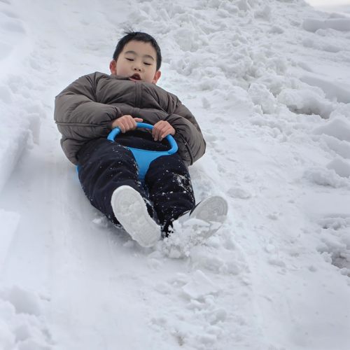 儿童滑雪板加厚耐磨扇形多功能