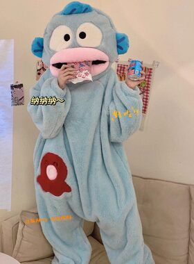 小丑鱼汉顿连体睡衣女秋冬加厚