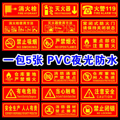 当心触电pvc验厂灭火器使用方法