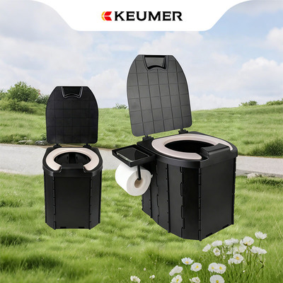 keumer野外露营折叠马桶应急厕所