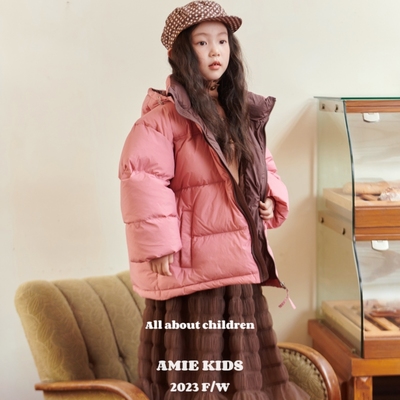 微三防 蒙贝蒂艾米男女中大儿童冬装加厚保暖外套亲子羽绒面包服
