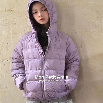 儿童轻薄羽绒服秋冬新款男女童