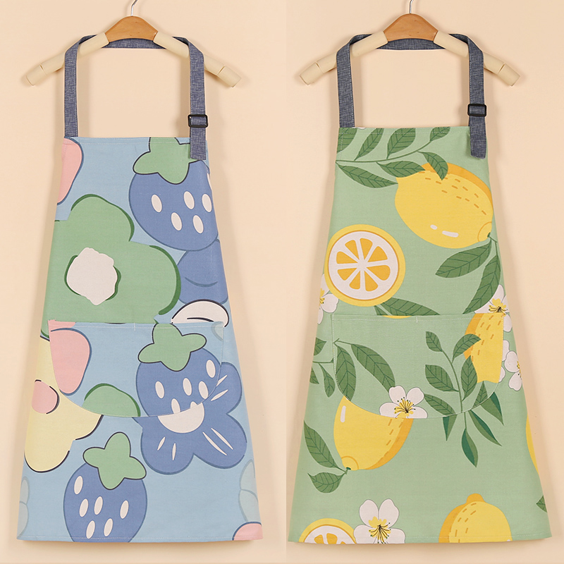 田园手工防污花朵围裙