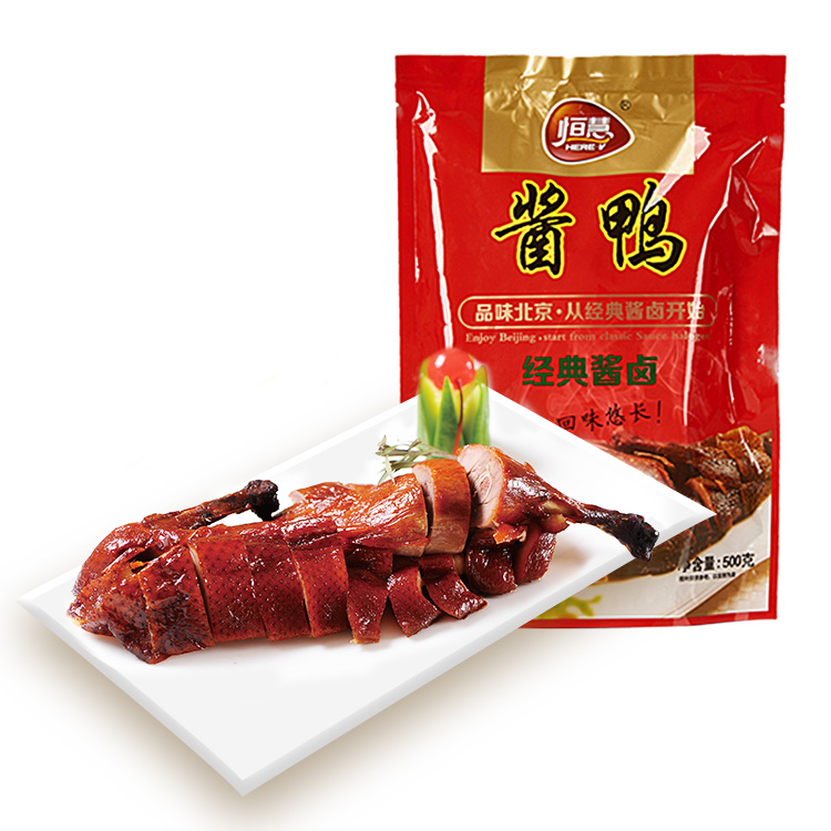 恒慧500g湖南特产解馋零食酱鸭