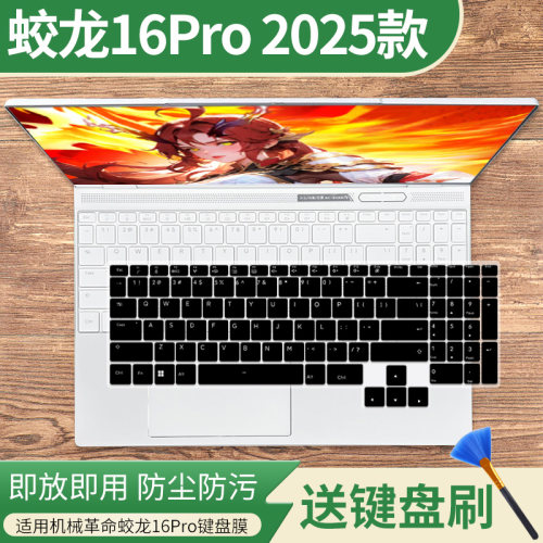 适用机械革命蛟龙16Pro 2025新款RTX5070/RTX5070Ti 16英寸键盘膜