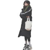 现货黑色学院风2条缸条纹衣服女185-MY8826-P195-K288，女装棉衣/棉服，浙宝185