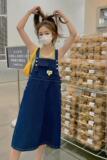 现货减龄牛仔背带连衣裙185-MY8877-P95-K148，女装连衣裙，浙宝185