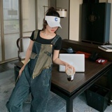 现货水洗牛仔连体裤185-8539-P95-K148，女装牛仔裤，浙宝185