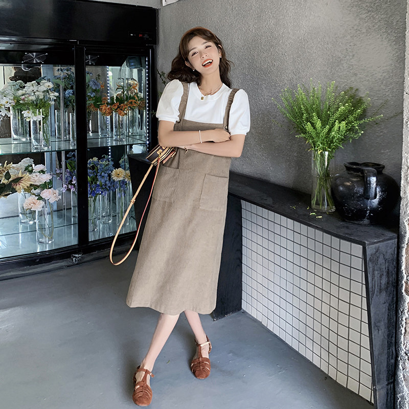 学院风背带连衣裙女夏季2025新款甜美夏装元气少女奶乖裙,女装连衣裙,浙宝185