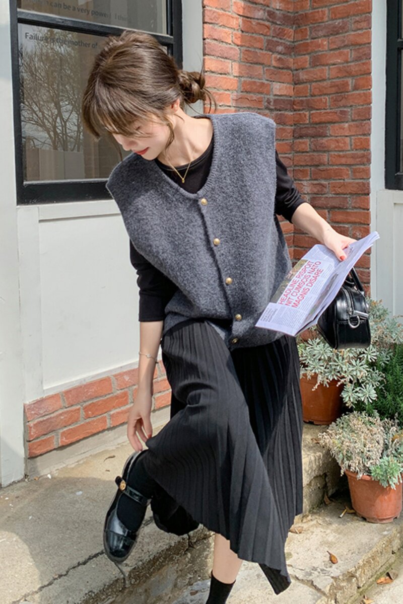 现货减龄百褶连衣裙套装女2025春季新款185-2502-P155-K218,女装连衣裙,浙宝185