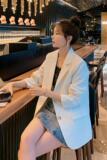 现货2022春装新款贴标小西装外套女白色西服317-MY811-P115-178，女装西装，浙宝185