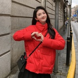 现货90绒白鸭绒抗寒抗短款冻羽绒服女185-MY8819-P190-K298，女装羽绒服，浙宝185