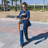 现货春装小西装套装女休闲西服外套通勤317-MY805-P145-218，女装西装，浙宝185