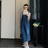 现货水洗牛仔减龄气质背带裙185-8550-P95-K148，女装连衣裙，浙宝185