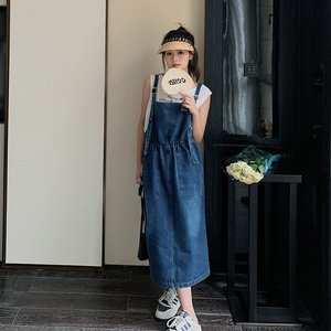 现货 水洗牛仔减龄气质背带裙185-8550-P95-K148,女装连衣裙,浙宝185