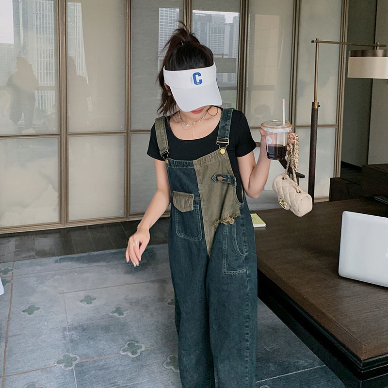 现货水洗牛仔连体裤185-8539-P95-K148，女装牛仔裤，浙宝185