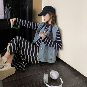 现货 连衣裙套装女两件套185-9902-P155k238T恤P75k128马甲P80图片
