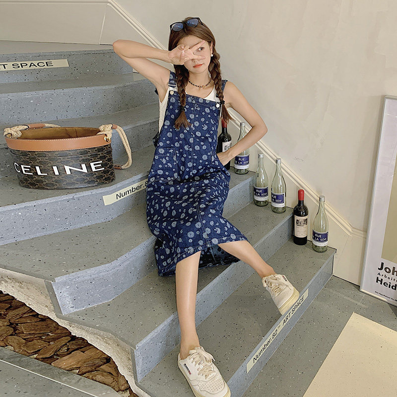 现货时尚减龄牛仔背带裙185-MY8927-P95-K148,女装连衣裙,浙宝185