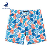 假两件休闲度假沙滩裤 可下水速干泳裤 二合一运动裤 surfcuz男士