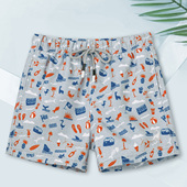 儿童速干沙滩裤 度假沙滩裤 夏季 surfcuz 短裤 小中童沙滩裤 儿童泳裤