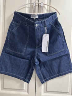 夏季 短裤 新款 简约牛仔五分裤 舒适透气薄款 国货美特斯牛仔中裤