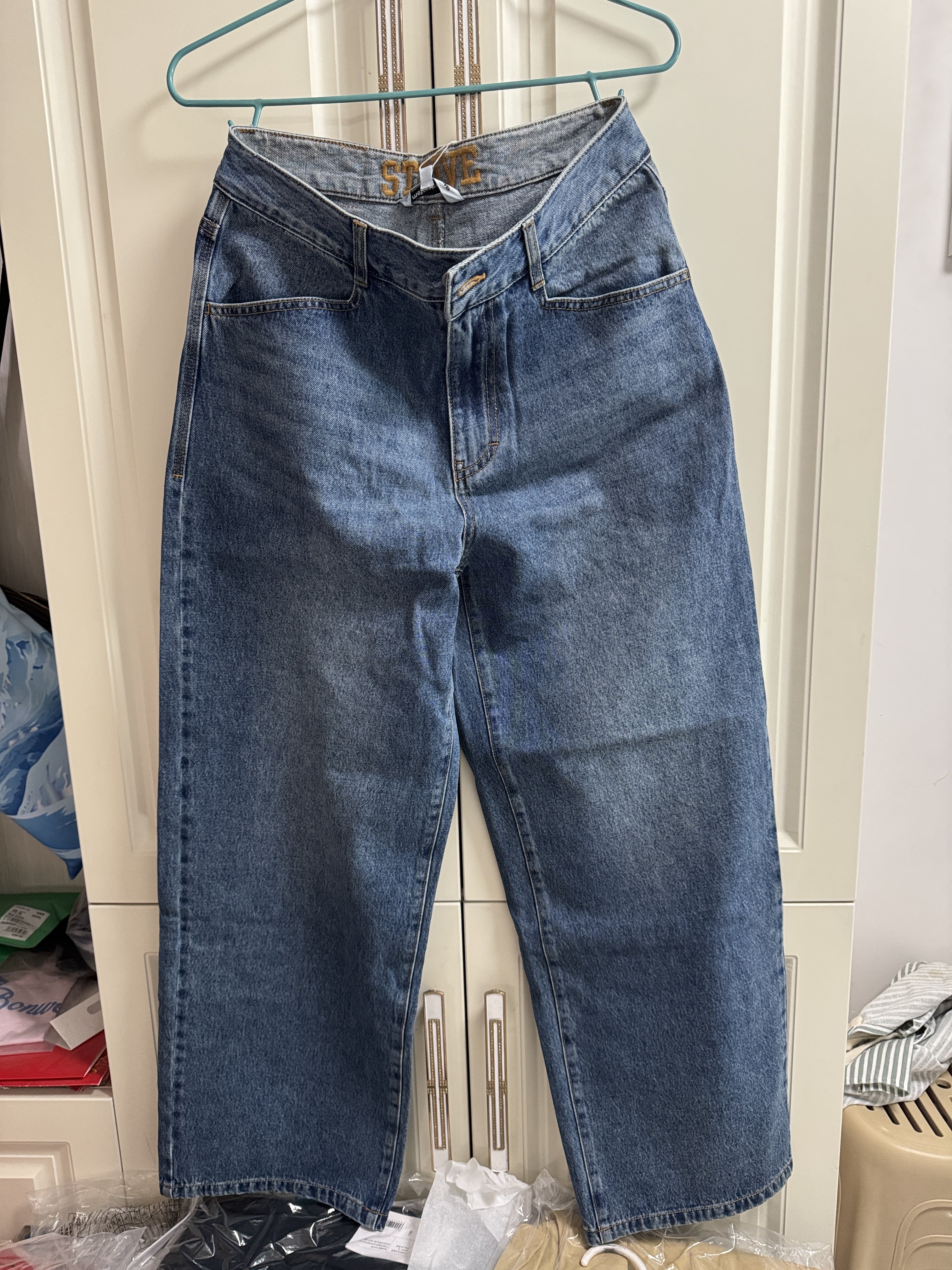 国货美特斯男牛仔裤春秋宽松复古牛仔长裤百搭休闲中腰阔腿男长裤,男装,牛仔裤,淘宝优惠券,粉丝福利购,淘宝优惠卷