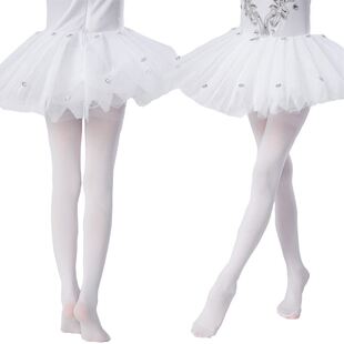 初中生女丝袜加大码白色薄款防勾丝夏季连裤袜成人舞蹈学生打底