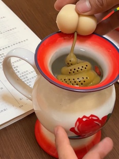 痰盂水杯网红怪泡茶神器怀旧老式陶瓷杯子恶搞笑创意个性茶壶缸子