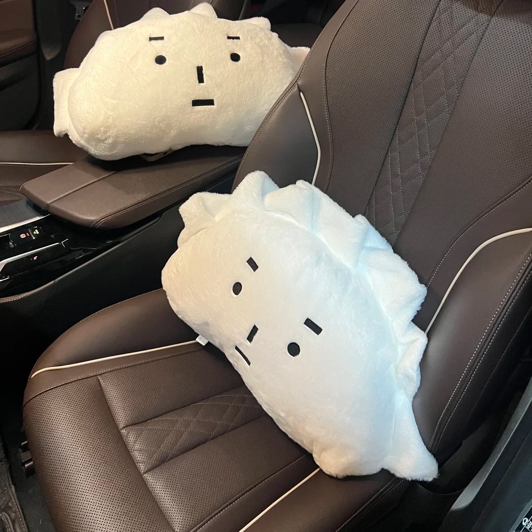 创意表情包饺子汽车腰靠