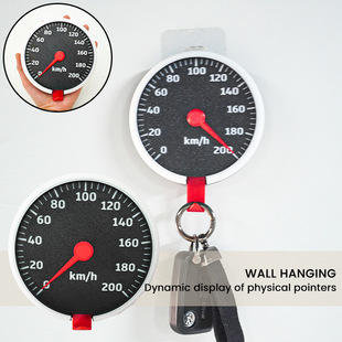 跨境新品 Key Holder 汽车加速表钥匙挂钩指针可旋转 Speedometer