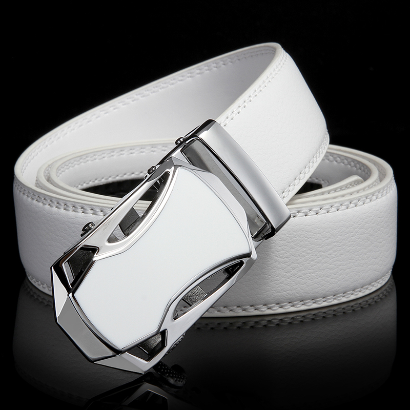 自动扣韩版休闲中年商务男士皮带