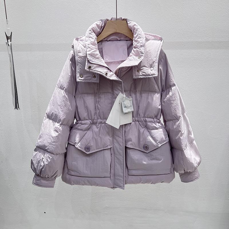 简约中长款羽绒服小个子韩版时尚