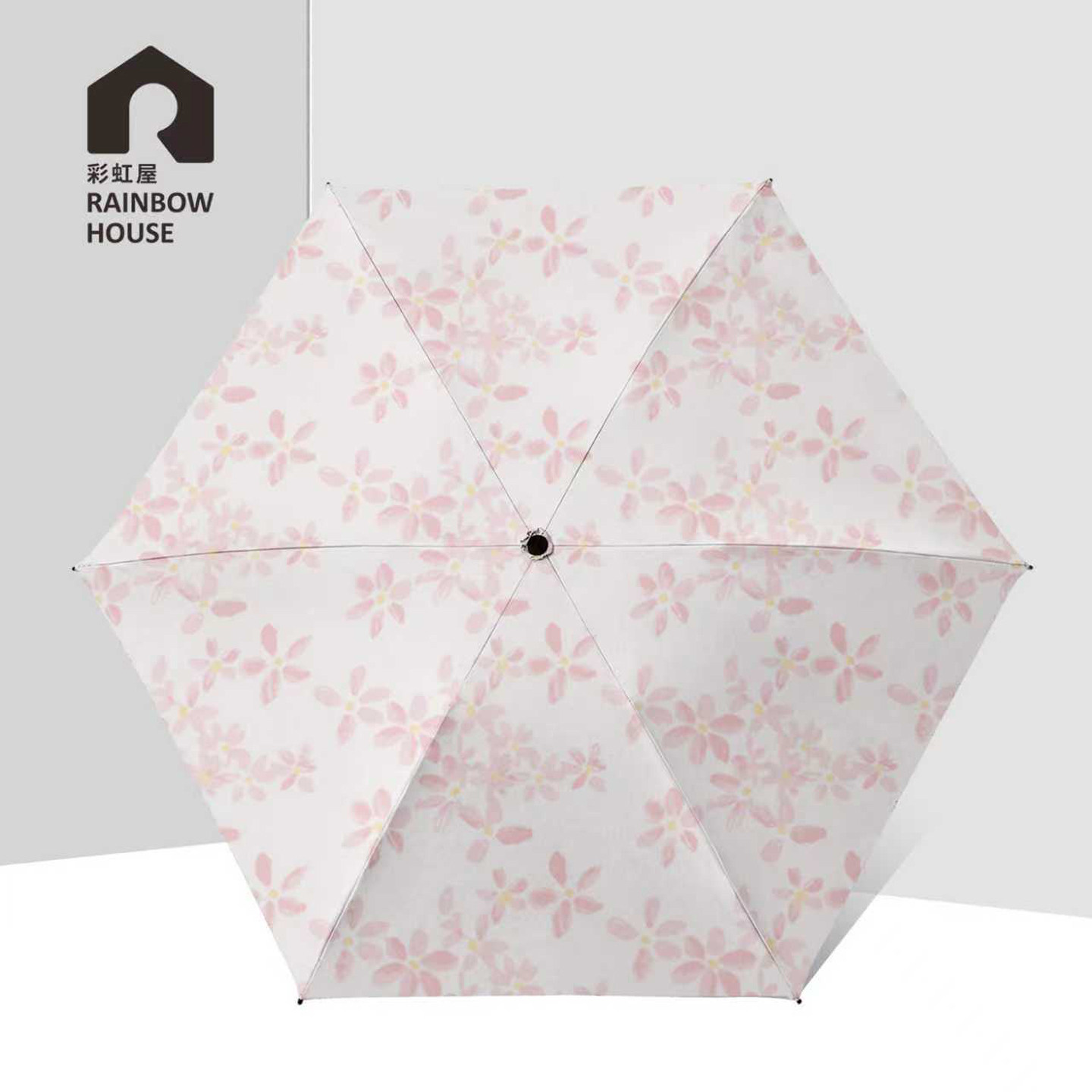 彩虹屋五折珍珠胶太阳伞晴雨两用