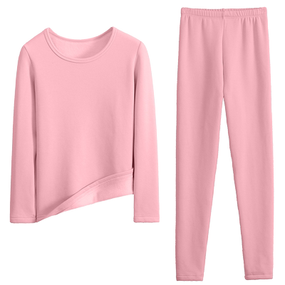 秋衣秋裤女纯棉套装少女学生保暖