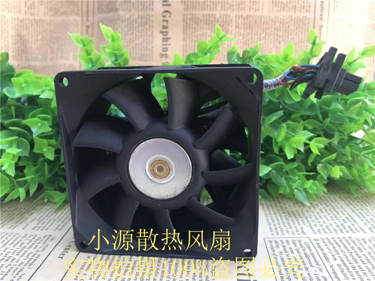 台达9050 GFB0912EHG双电机双叶汽车增压散热器暴力风扇12V 2.10A
