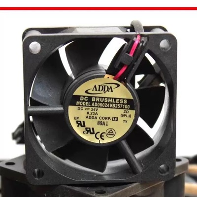 ADDA 6025 6CM AD06024VB257100 24V 0.23A 大风量变频器散热风扇