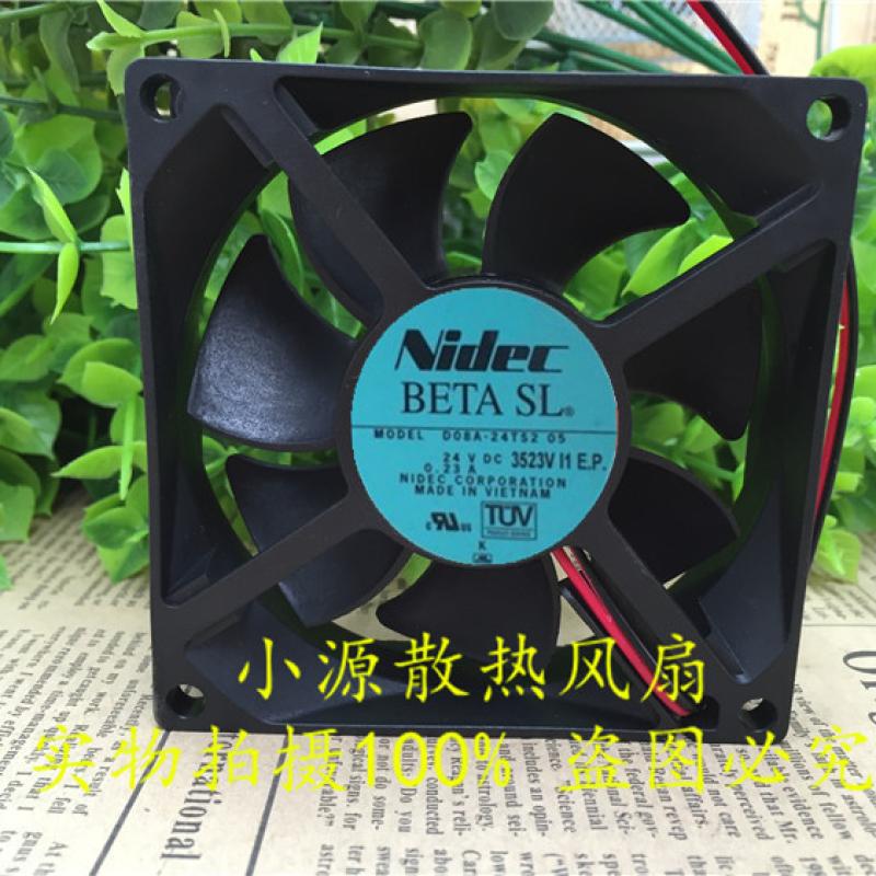 D08A-24TS2 05 24V 0.23A 原装日本NIDEC 80*80*25 变频器风扇