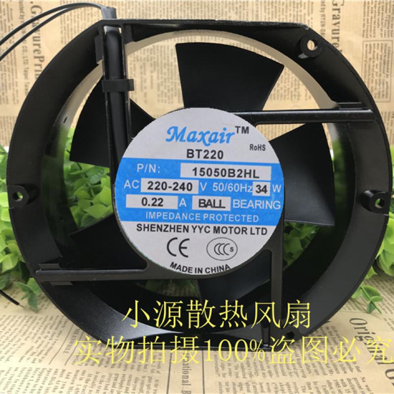 Maxair BT220 15050B2HL 220-240V 0.22A 34W 17251 轴流风机