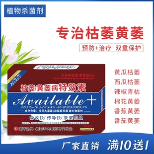 枯萎黄萎病特效素杀菌剂 辣椒黄瓜茄子黄萎病 草莓西瓜番茄枯萎病