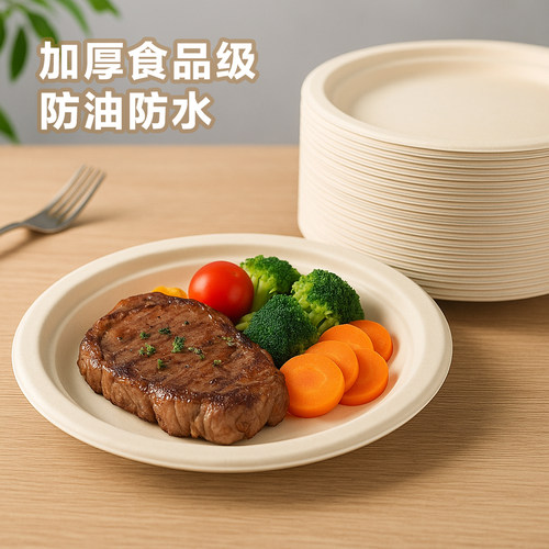 询单有礼】食品级加厚一次性餐盘
