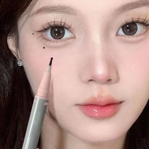 点痣笔泪痣笔雀斑下至眼线笔持久不晕染防水画痣笔自然显色化妆