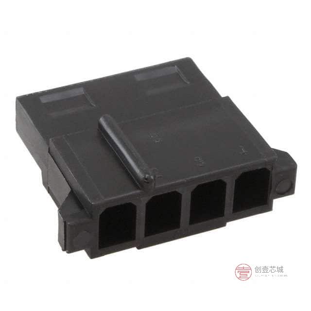 原装1-480424-9全新CONN PLUG 4 POS BLK MATE-N-LOK正品