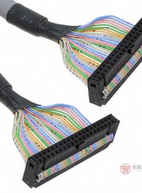 原装XW2Z-C50K全新XW2 I/O UNIT CABLE 0.5M正品