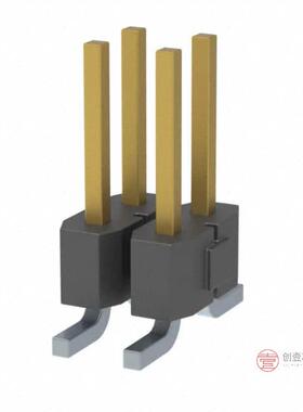 原装TSM-102-01-L-DV全新CONN HEADER SMD 4POS 2.